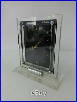 Vintage Clock Art Deco 1930s Sterling Croydon English Plug In Synchronos Mantle