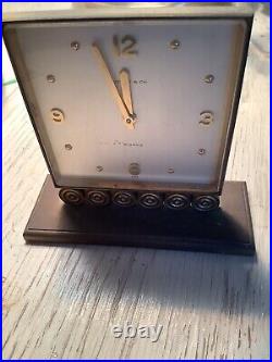 Vintage Deco Brass Tiffany 8 Day Clock-4 Parts/repair