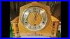 Vintage English Inlaid Antique Art Deco Chiming Clock 21