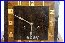 Vintage European Art Deco Mantel Clock ca1925