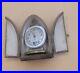 Vintage Fleur De Lys Paris Brevet Clock Lenox W. Co Mother Of Pearl Miniature