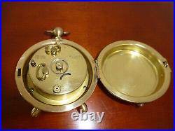 Vintage German Pocket Watch Style Mechanical Windup Alarm Clock