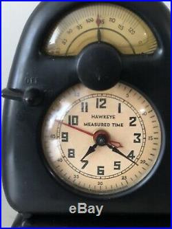 Vintage ISAMU NOGUCHI Hawkeye Measured Time Clock/Timer Bakelite Stevenson MFG