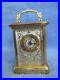 Vintage Igor Carl Faberge Franklin Mint Mantel Carriage Clock