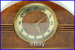 Vintage Ingraham Co. Mantle Clock -Art Deco Style! - Nice- works