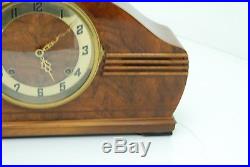 Vintage Ingraham Co. Mantle Clock -Art Deco Style! - Nice- works