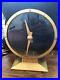 Vintage JEFFERSON Golden Hour Electric Mystery Clock Art Deco 580-101 TESTED