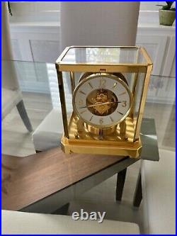 Vintage Jaeger Lecoultre Atmos Mantle Clock Running Strong Serial # 256941