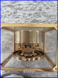 Vintage Jaeger Lecoultre Atmos Mantle Clock Running Strong Serial # 256941
