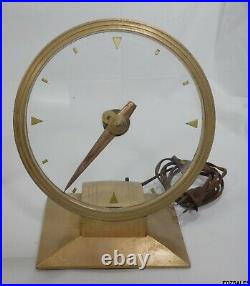 Vintage Jefferson Golden Hour Haddon Golden Vision Mystery Electric Clock Parts