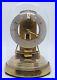 Vintage KUNDO Kieninger & Obergfell Glass Dome Brass Electromagnetic Shelf Clock