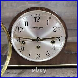 Vintage Kieninger Mantel Clock Germany- Hermle 340-020A Chimes Art Deco