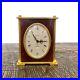 Vintage Le Coultre Bakelite Brass Wind Up Table Alarm Clock Tested Working Swiss