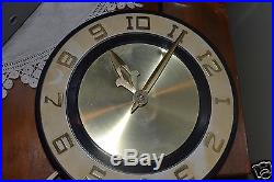 Vintage Lux Time RobertShaw Atomic Art Deco Starburst Wall Clock Works