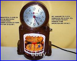 Vintage Mastercrafters Sessions Animated Merry Go Round Lighted Motion Clock