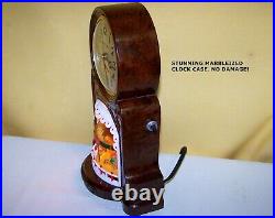 Vintage Mastercrafters Sessions Animated Merry Go Round Lighted Motion Clock