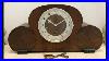 Vintage Odo Foreign Westminster Chime Art Deco Mantel Clock 1739 Exibit Collection