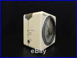 Vintage Old Art Deco Sony The Beatles Here Comes The Sun Antique Clock Radio