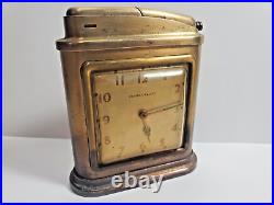 Vintage Phinney Walker Art Deco Clock Table Lighter. VERY RARE