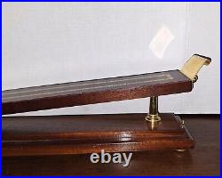 Vintage Rare Unusual Imhof Incline Plane Gravity Clock Frame Only No Movement