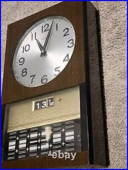Vintage SEIKO Transistor Electro Magnetic Pendulum Chiming Wall Clock STC-021-1