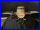 Vintage SESSIONS Art Deco Airplane CLOCK Mastercrafters chrome