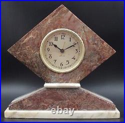 Vintage Seth Thomas Sangamo Marble Deco Electric Clock for Repair