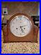 Vintage Smiths Enfield Mantle Shelf Clock WithKey, Recently Serviced