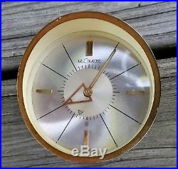 Vintage Swiss La Coultre Alarm Clock Number 72 Art Deco
