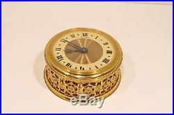 Vintage Swiss Made ArtDeco Le-Coultre Memovox 8 day Alarm Clock