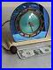 Vintage Telechron Casino Art Deco Clock Cobalt Blue Mirror Glass all original