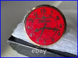 Vintage Telechron- General Electric- GE Clock Cufflinks Employee Service Award