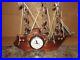 Vintage United Nautical Sailing Ship Electric Clock & Lamp Model 811 WORKING