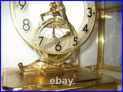 Vintage Unitime Atmos-Style Clock Model 999 United Time New York Electric Runs