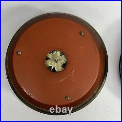 Vintage West Germany Florn Rotary Tape Measure Novelty Desk Clock, See Video