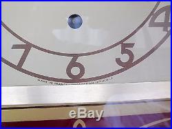 Vintage Westminster Chime Art Deco French Wall Clock VEDETTE 5 Bars, DAY/NIGH