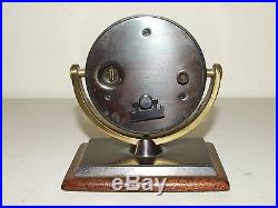 Vintage Working CHELSEA Clock Co. Bronze Art Deco Desk Mantel Shelf Clock