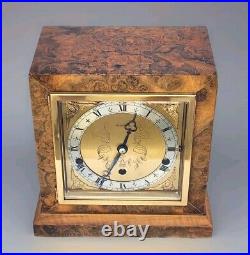 Vtg Mantle Clock Elliott Of London Henry E Frett British Horological Institute