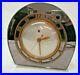 Vtg TELECHRON Casino Art Deco Clock Amethyst Mirror Glass Model 4F71