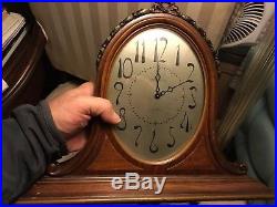 Waltham Wood Art Deco Mantle Clock 1920s-1930s Nice But Not Working Needs RPR