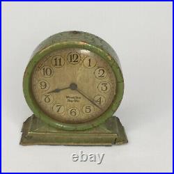 Westclox 1929 Tiny Tim Alarm Clock With Original Box Antique Decor Rare