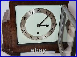 Westminster Chime Art Deco Mantle Clock Garrard London