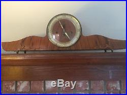 Westminster S Anker Art Deco Chiming Mantel Clock & Key WORKING