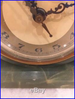 Whitehall Hammond Synchronous Movement 1920s Art Deco Green Onyx Mantel Clock