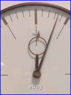 Working Vintage Kienzle Art Deco Style Desk Clock MCM Heinrich Moller Brass